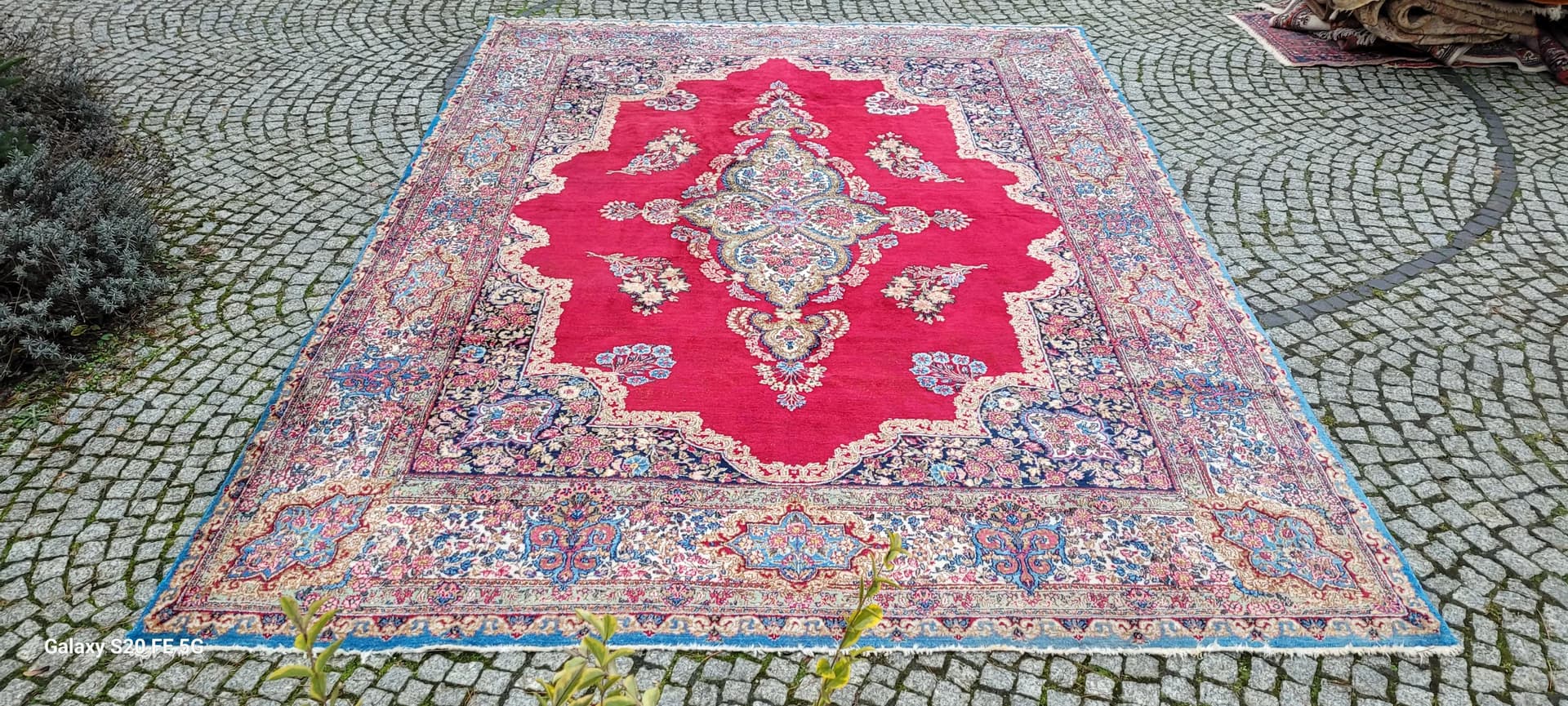 Dywan Kerman 264x372cm, multikolor, wełna, Iran, XIX w. - 87964