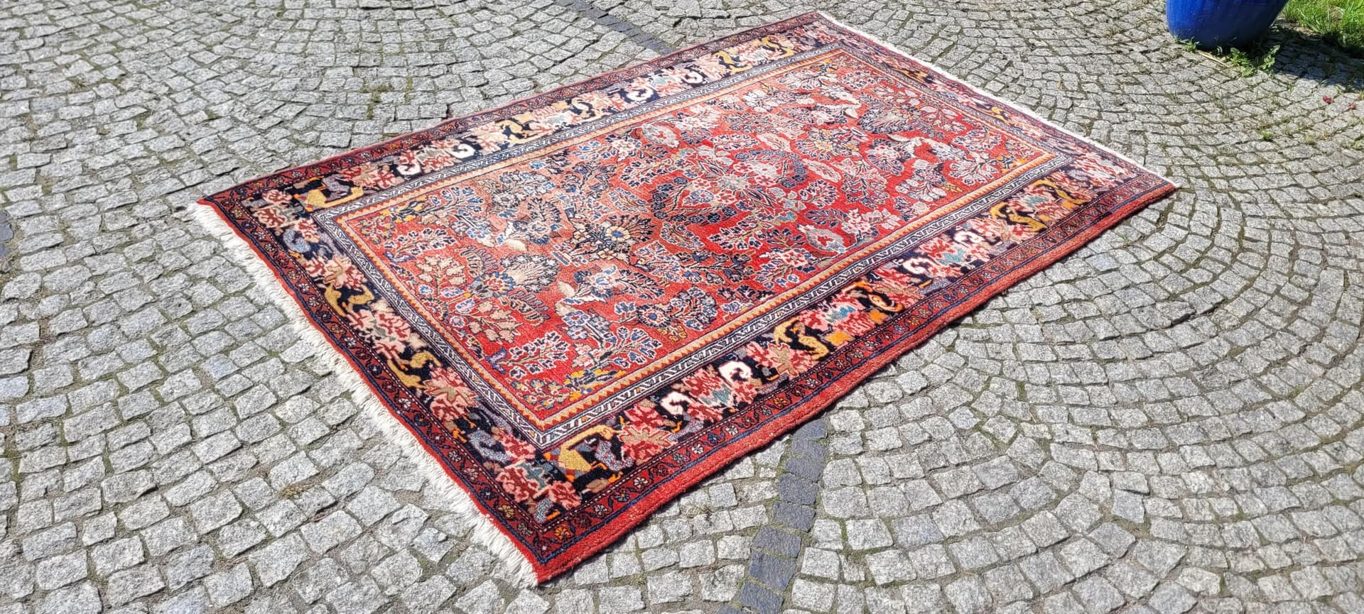 Dywan Sarough, 138x210 cm, multikolor, wełna, Iran, początek XX w. - 87915