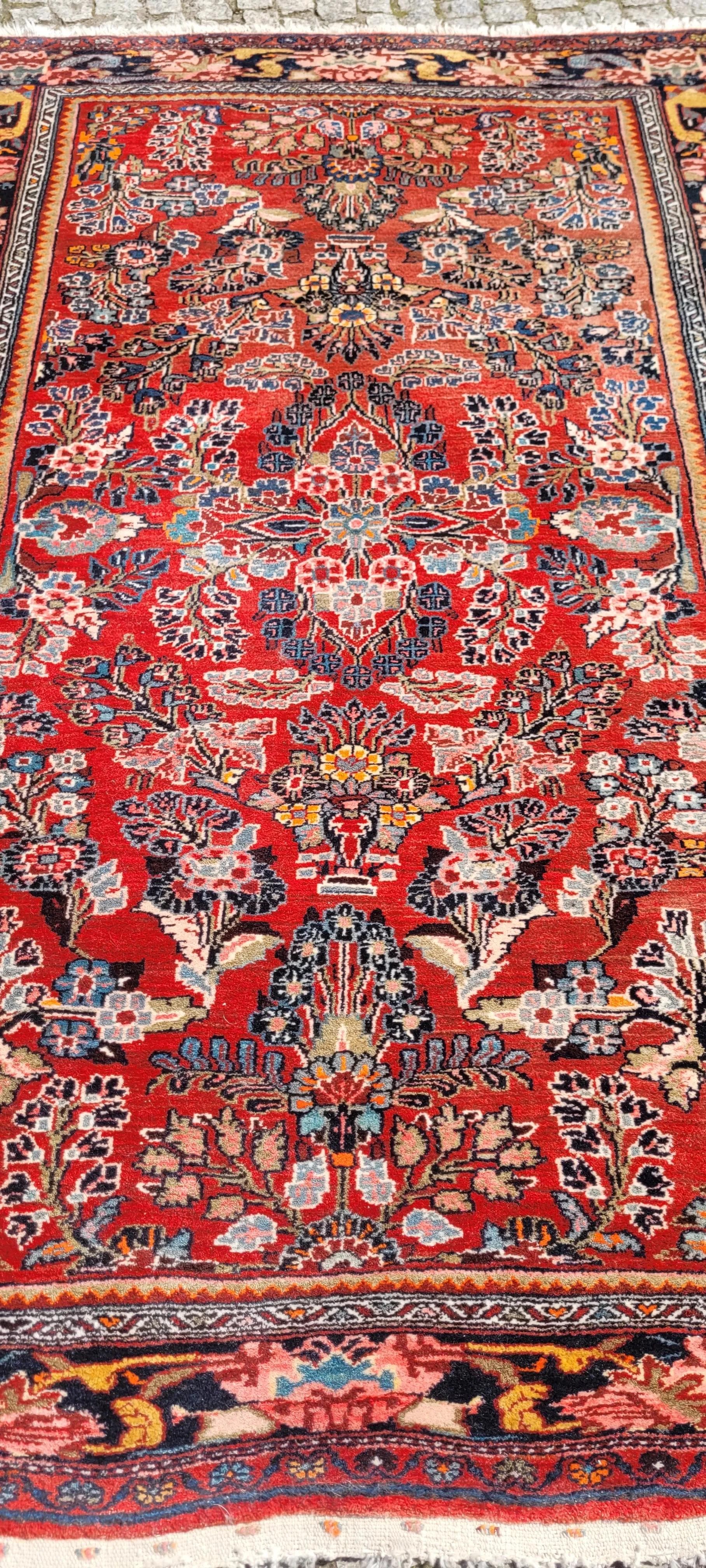 Dywan Sarough, 138x210 cm, multikolor, wełna, Iran, początek XX w. - 87916