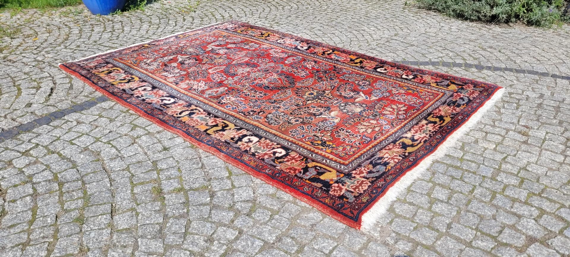 Dywan Sarough, 138x210 cm, multikolor, wełna, Iran, początek XX w. - 87914