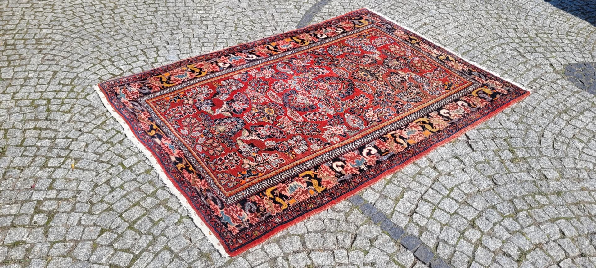 Dywan Sarough, 138x210 cm, multikolor, wełna, Iran, początek XX w. - 87920