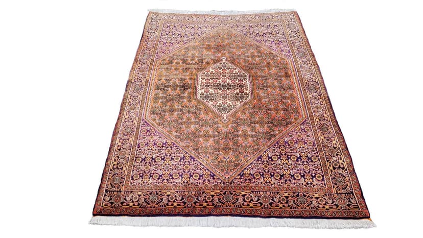 Dywan Bidjar Takab 125x180 cm, bordowy, wełna, Iran