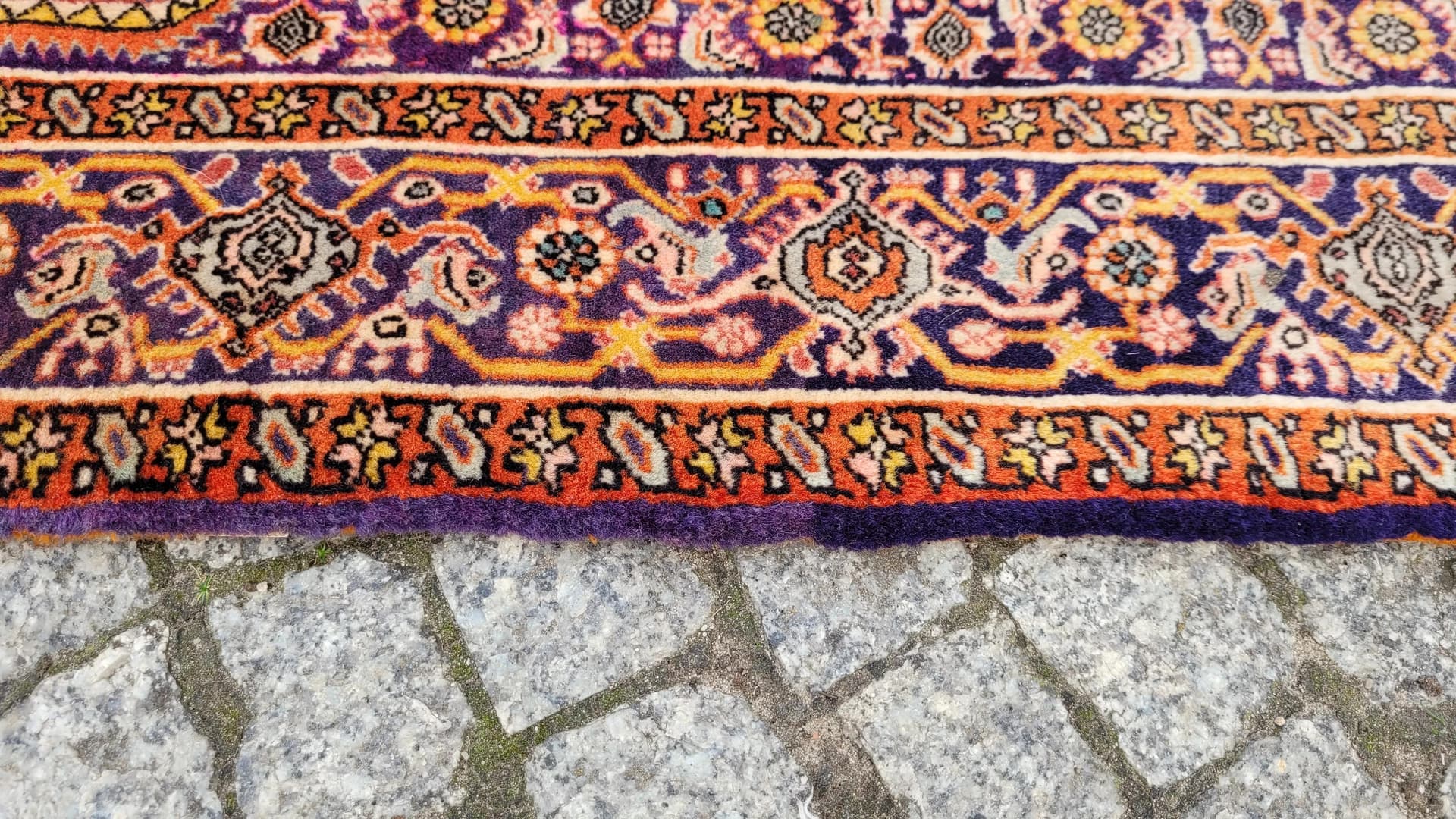 Dywan Bidjar Takab 125x180 cm, bordowy, wełna, Iran - 87846