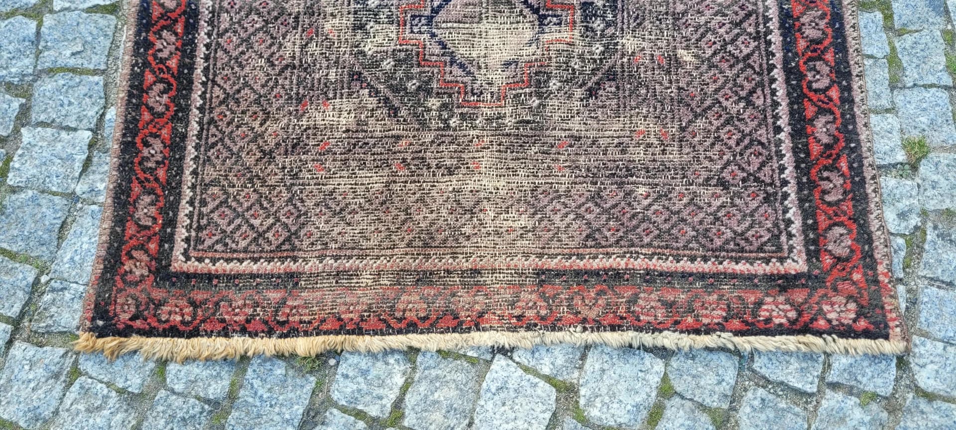 Dywan Beluch, 83x115 cm, brązowy, wełna, Iran, początek XX w. - 87820