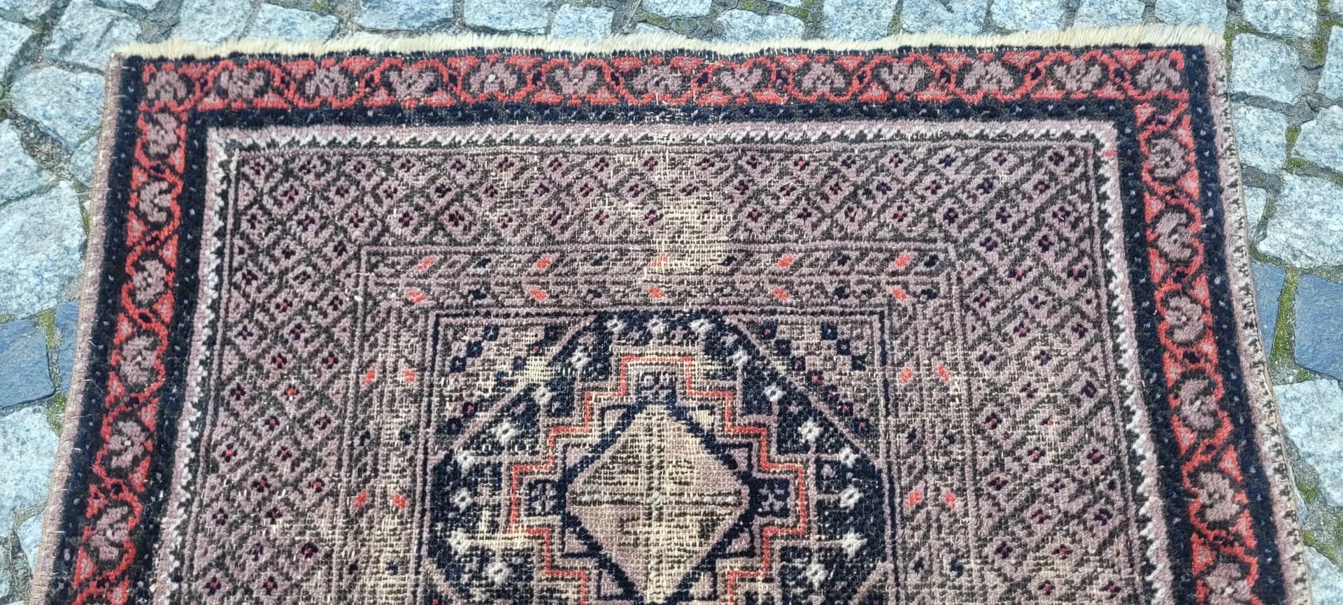 Dywan Beluch, 83x115 cm, brązowy, wełna, Iran, początek XX w. - 87822