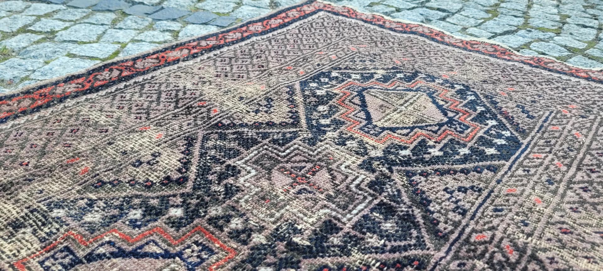 Dywan Beluch, 83x115 cm, brązowy, wełna, Iran, początek XX w. - 87818