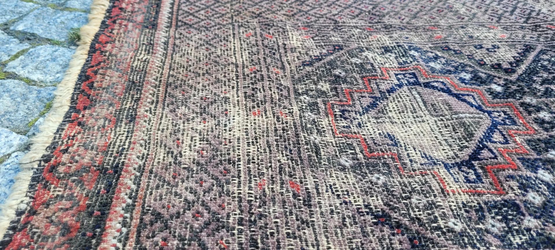 Dywan Beluch, 83x115 cm, brązowy, wełna, Iran, początek XX w. - 87821