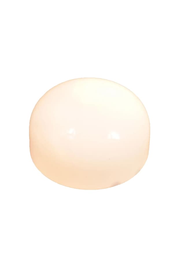 Ceiling light, white glass, Poland, 1970s. - DIMENSION