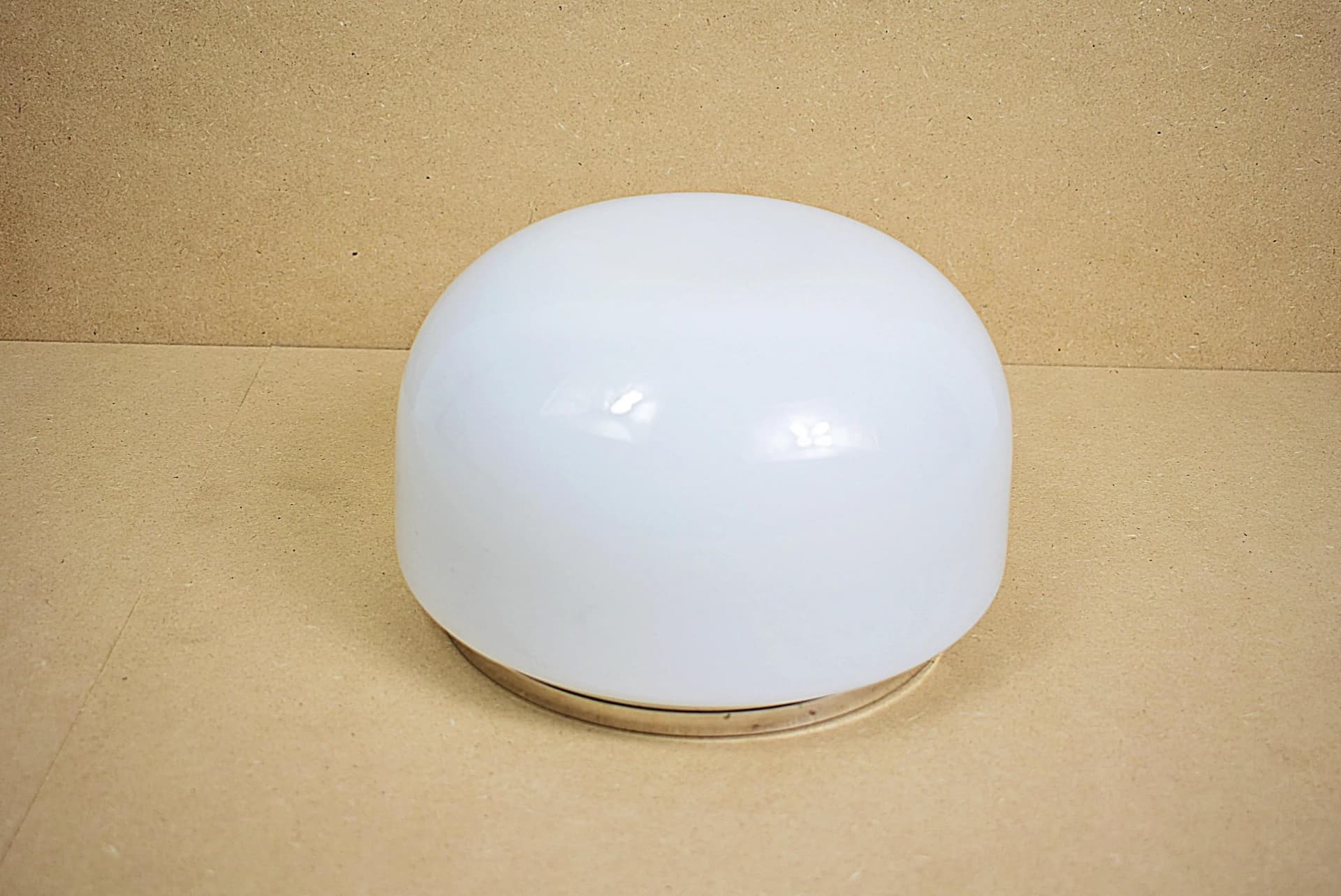 Ceiling light, white glass, Poland, 1970s. - 84873