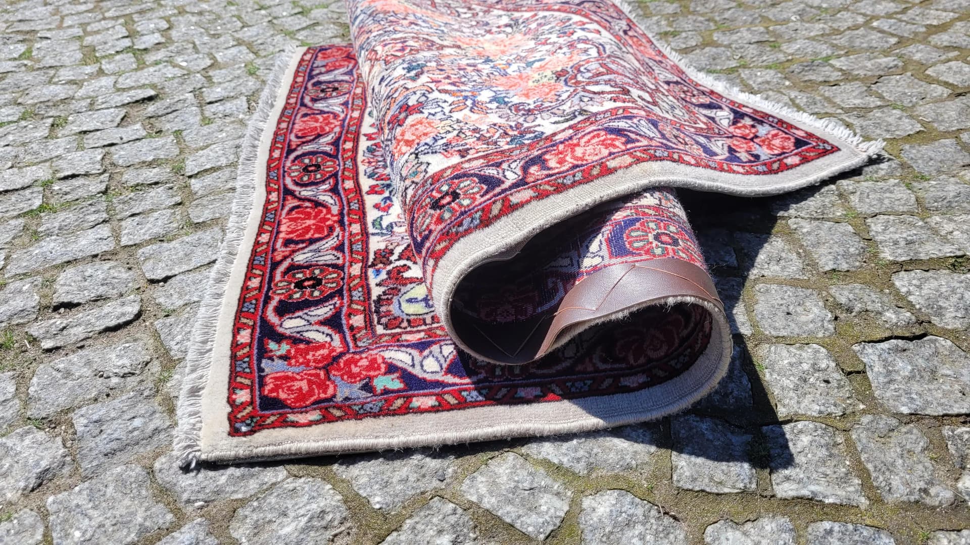 Dywan Bidjar, 85x128 cm, ivory, wełna, Iran - 87778