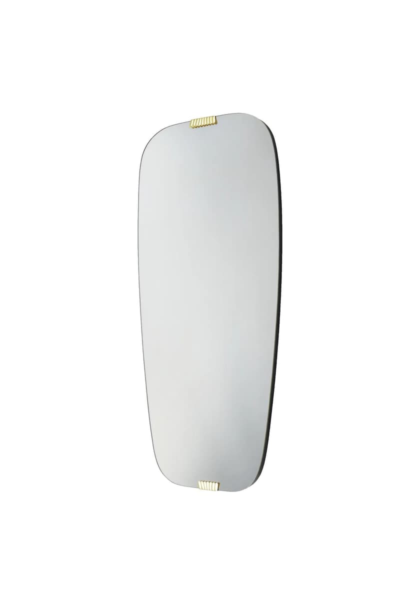 Wall mirror, silver glass, Poland, 1970s.