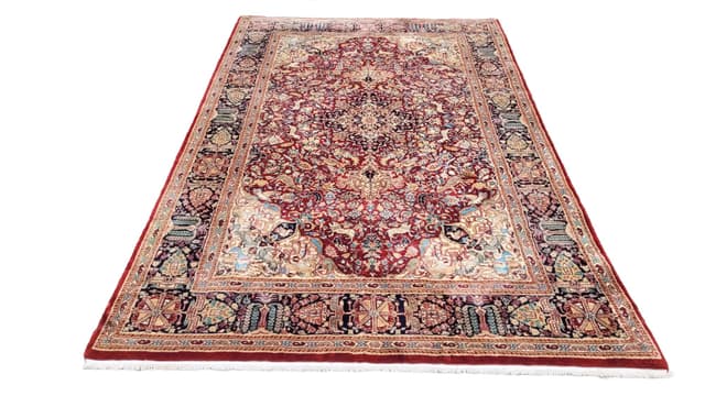 Rug Ghom, 285x185cm, red, wool, Pakistan - DIMENSION