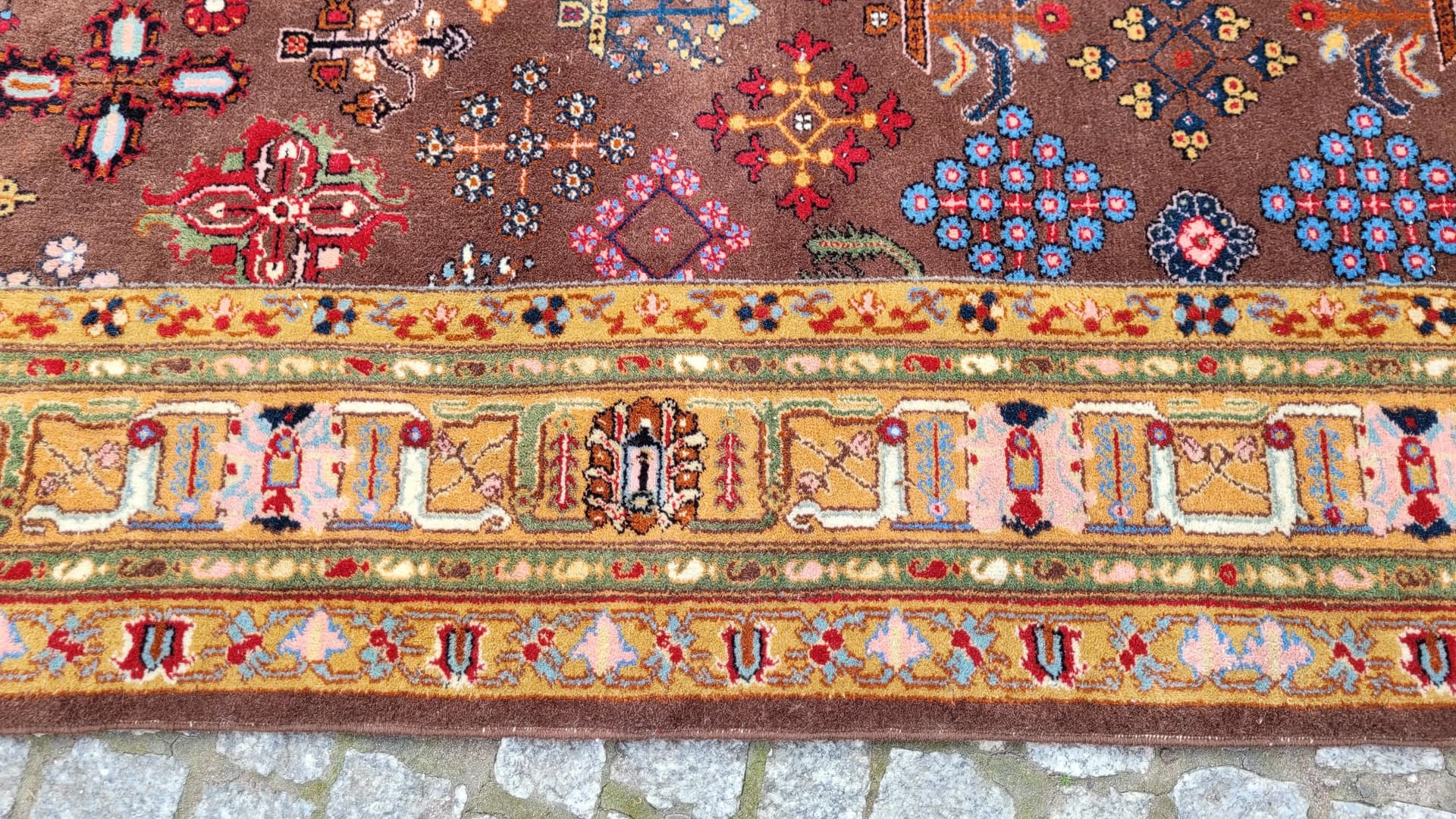 Dywan Dżuszegan 175x260 cm, multikolor, wełna, Iran, lata 60. - 87670