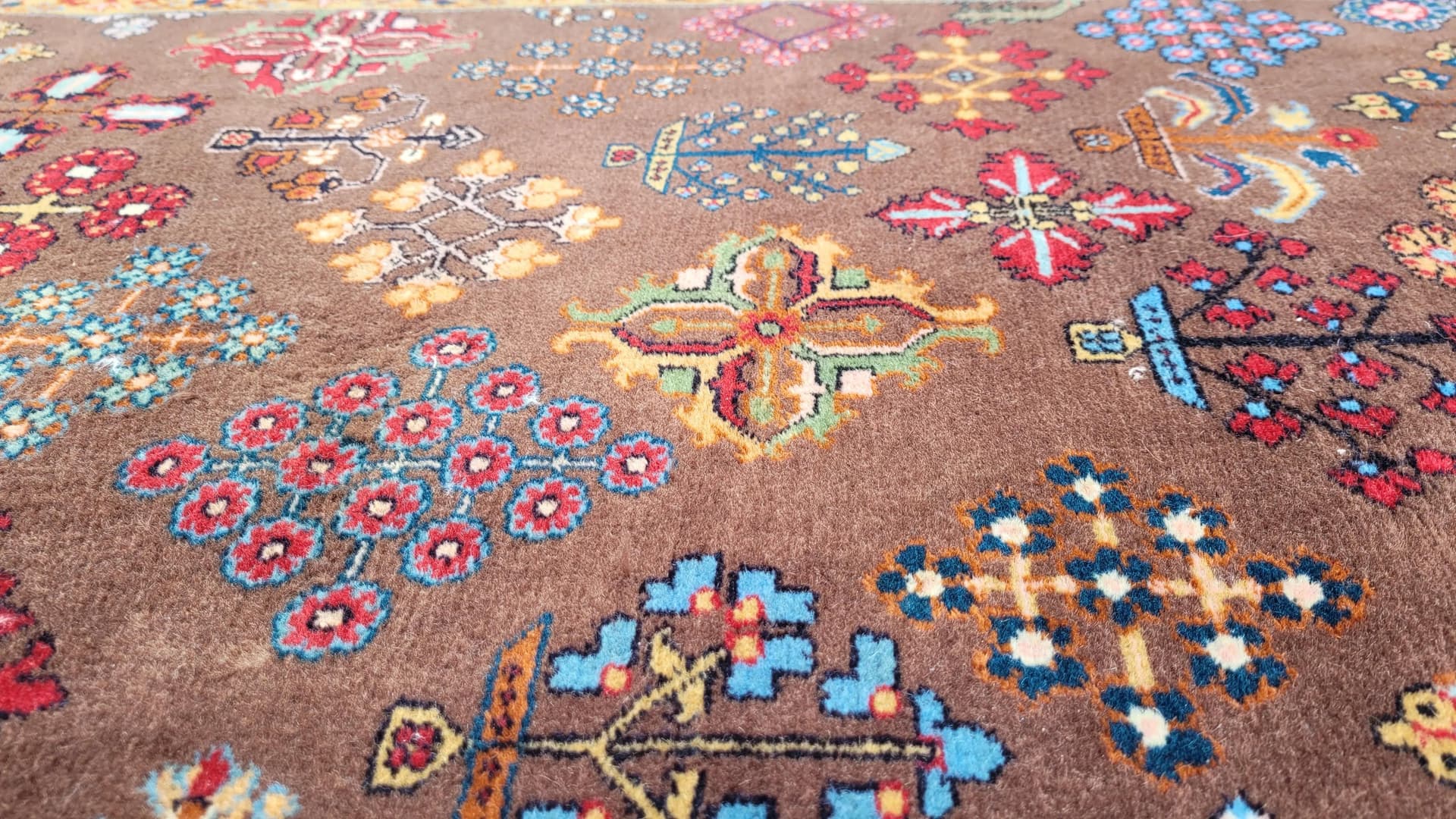 Dywan Dżuszegan 175x260 cm, multikolor, wełna, Iran, lata 60. - 87664