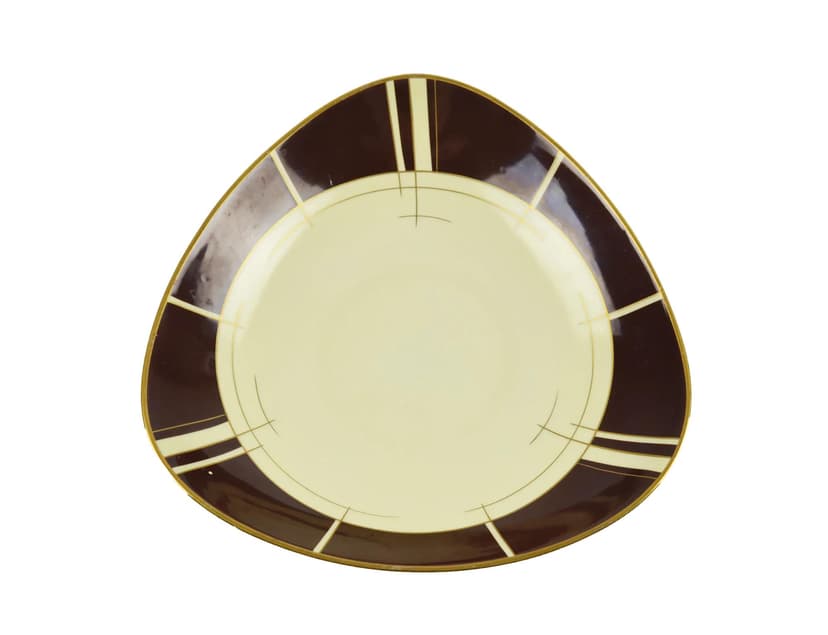 Bowl, brown porcelain, Germany, 1960s.