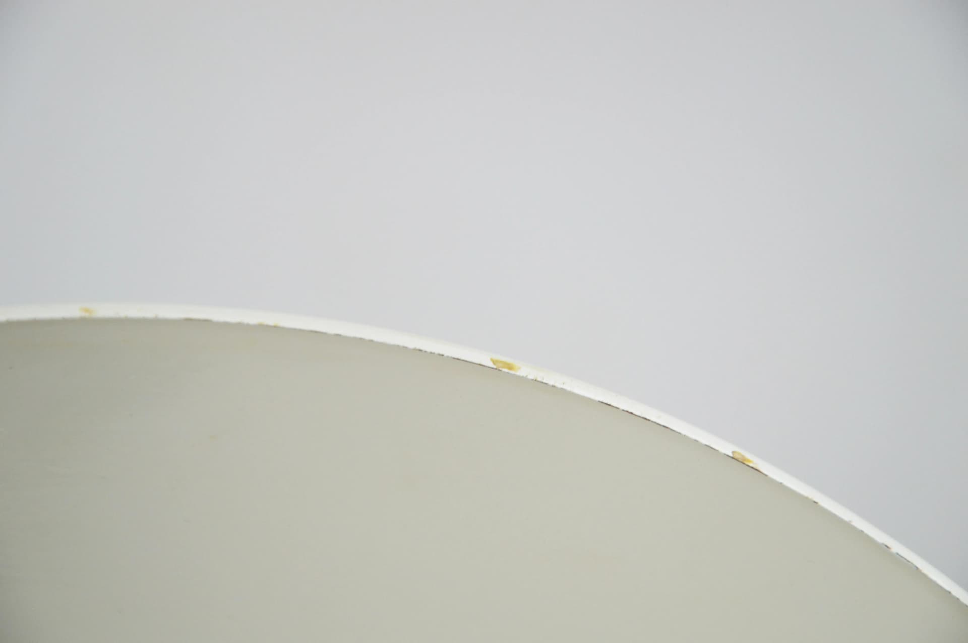 Pendant lamp Space Age, ivory white, plastic, Poland, 1970s. - 84567