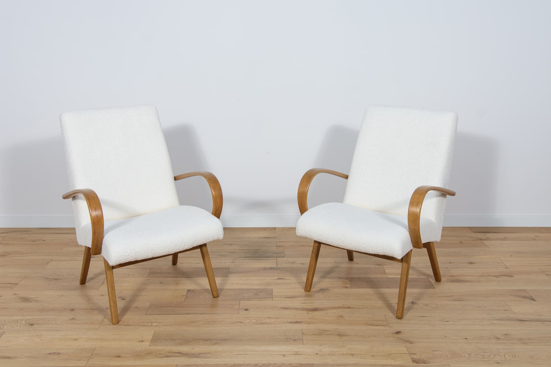 Para foteli Model 53, proj. J. Smidek, Czechosłowacja, TON, lata 60. - 83415