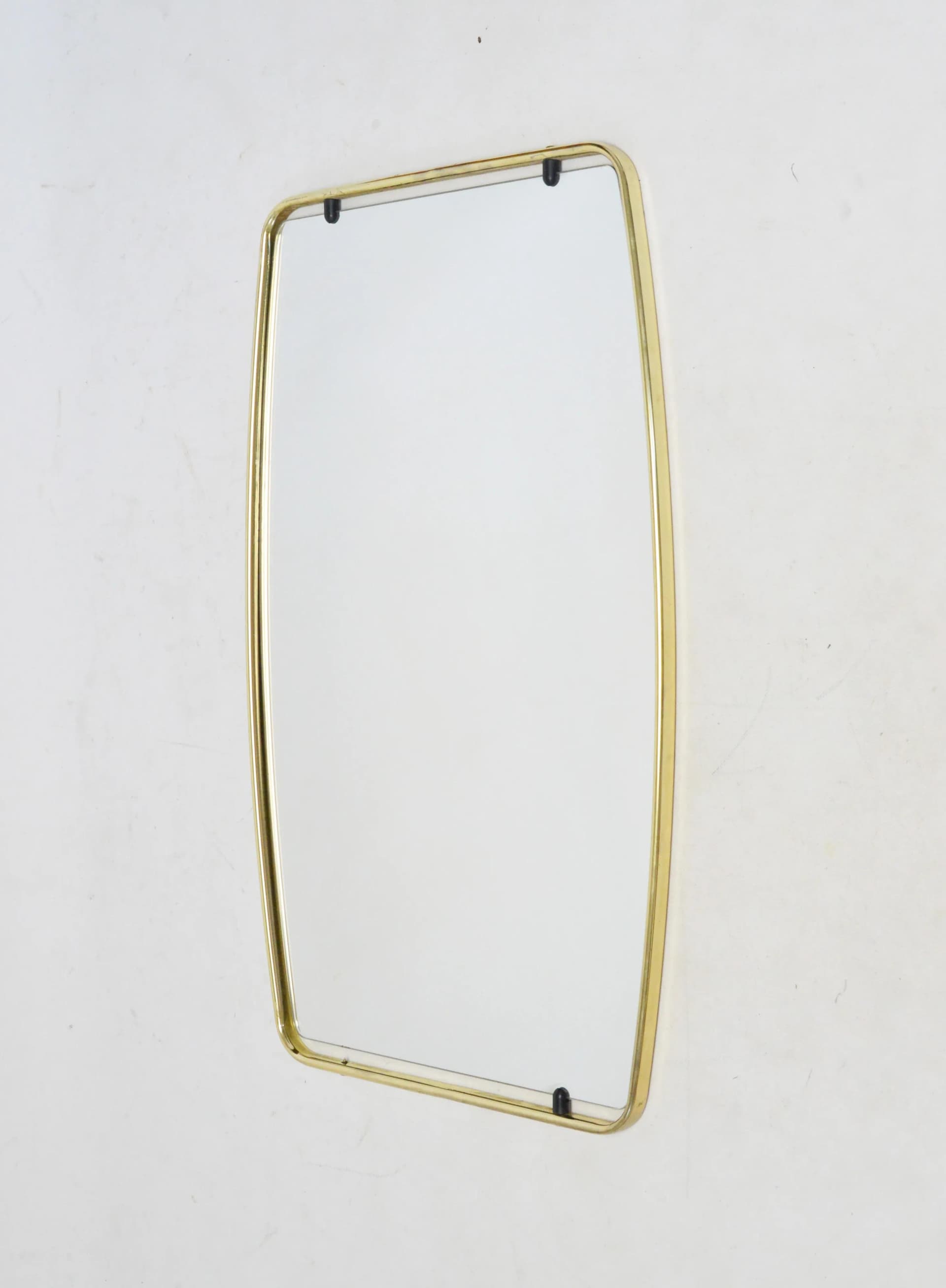 Wall mirror, gold metal, Poland, 1980s. - 84539