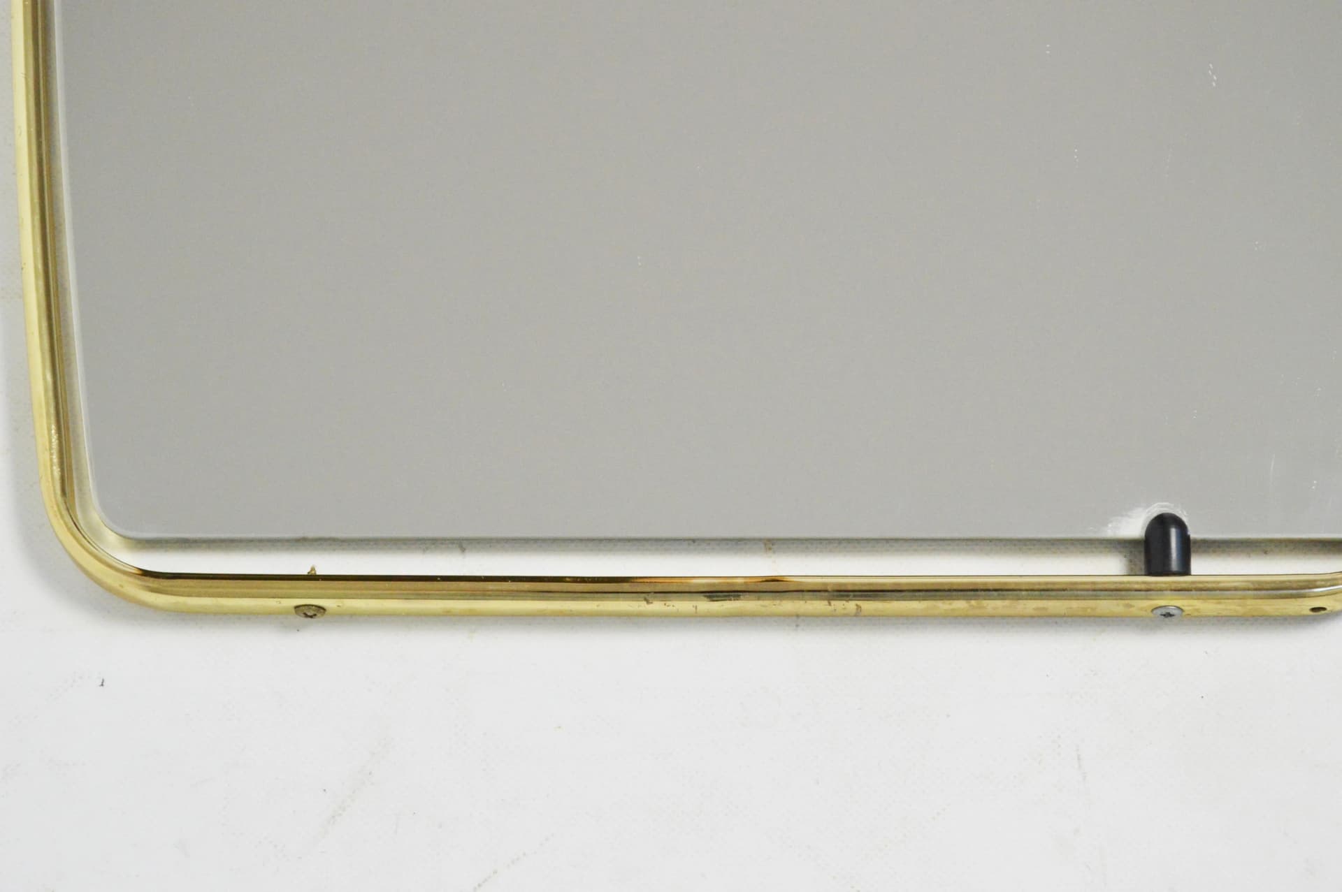 Wall mirror, gold metal, Poland, 1980s. - 84541