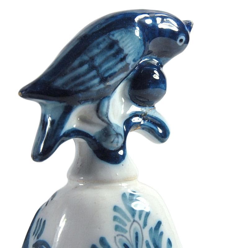 Biała waza z przykrywką, Delft, Holandia, XIX w. - 6875