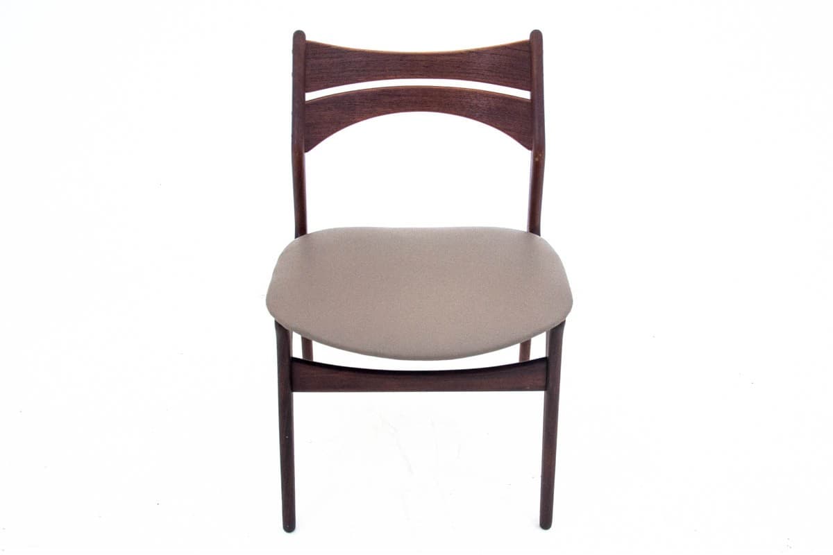 Tekowe krzesła, proj. E. Buch, Dania, lata 60. - 57727