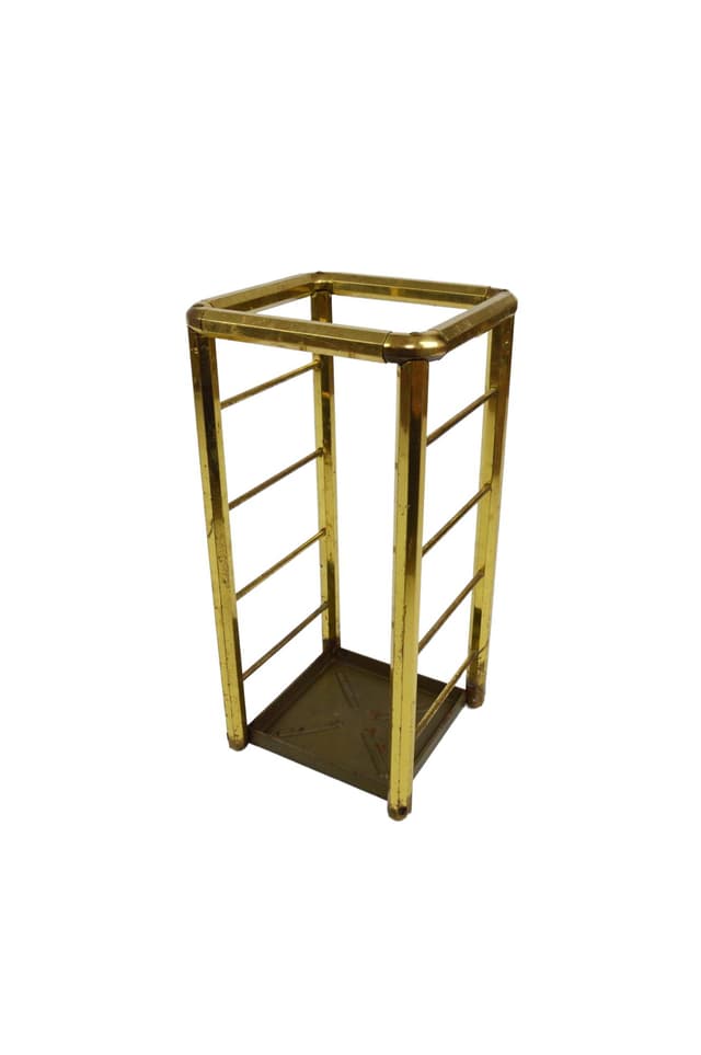 Parasolnik, złoty, mosiądz, Niemcy, lata 70. - WYMIARY