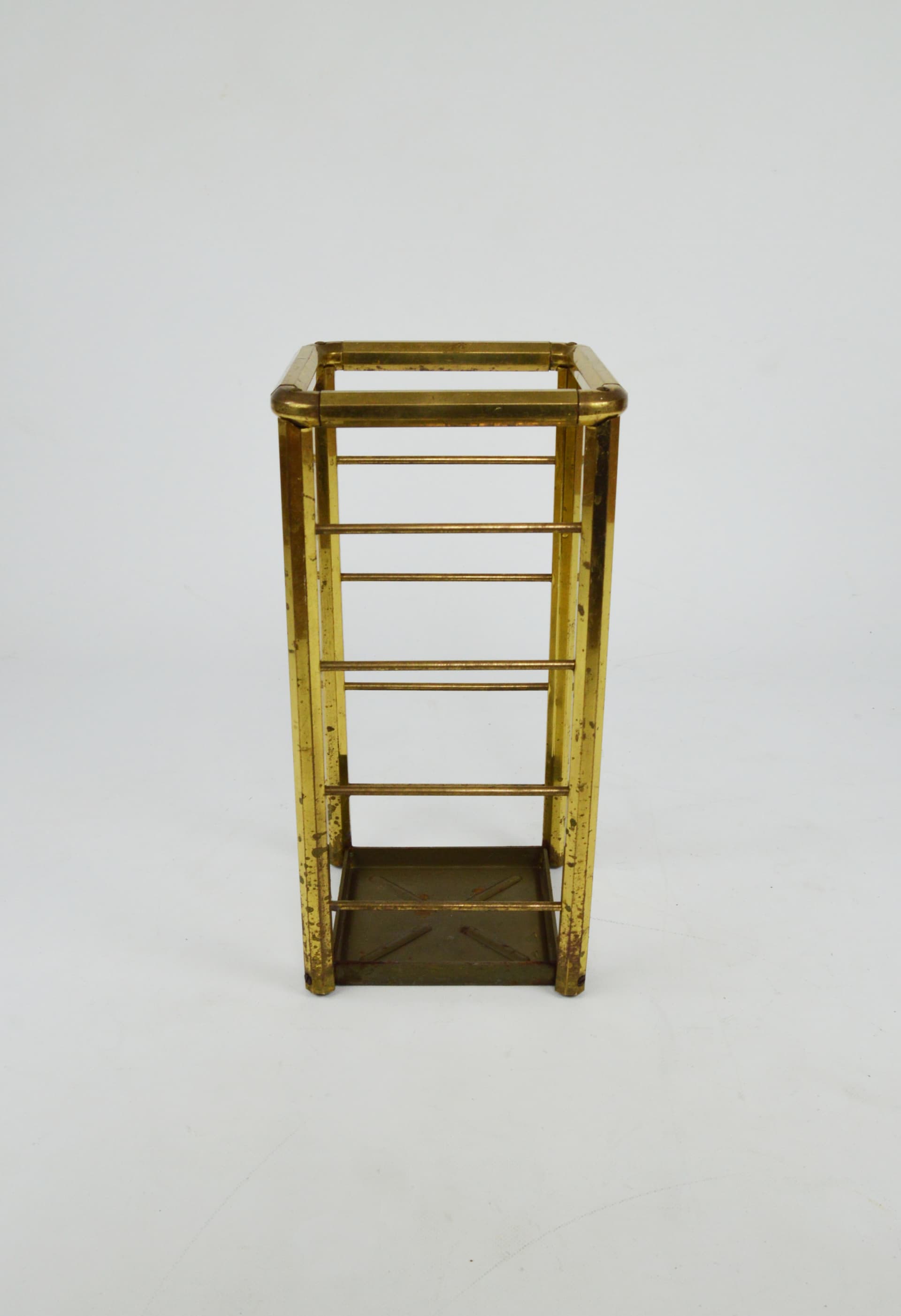 Parasolnik, złoty, mosiądz, Niemcy, lata 70. - 84405