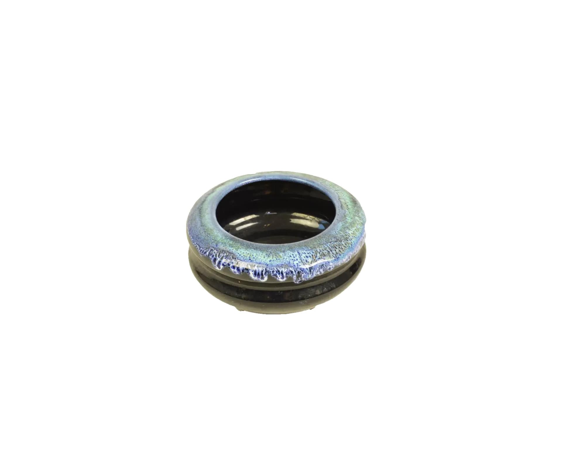 Miseczka, ciemnoniebieska, ceramika, Polska, lata 70.