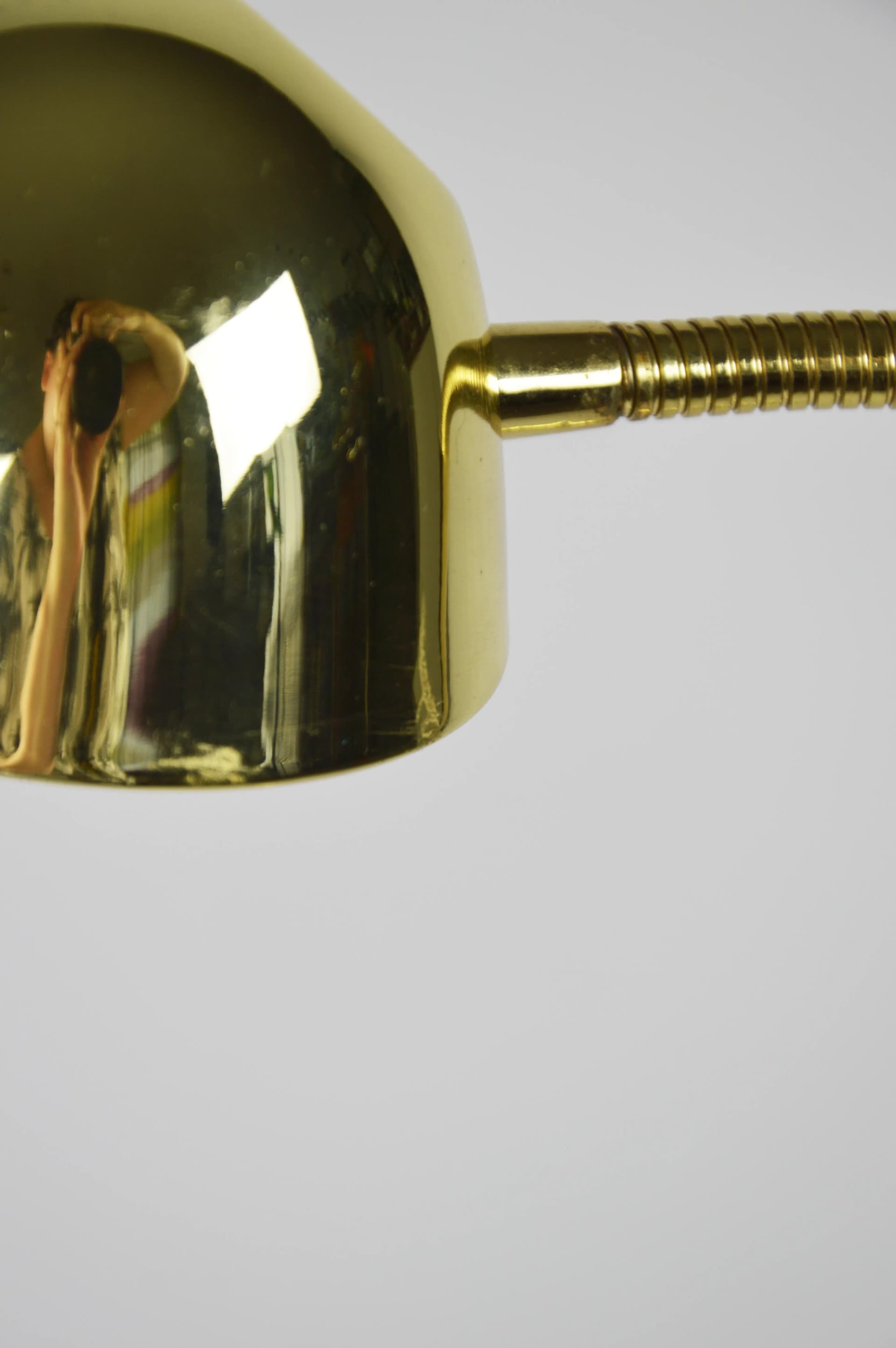 Lampa podłogowa Brillant, złoty, metal, Niemcy, lata 80. - 84373