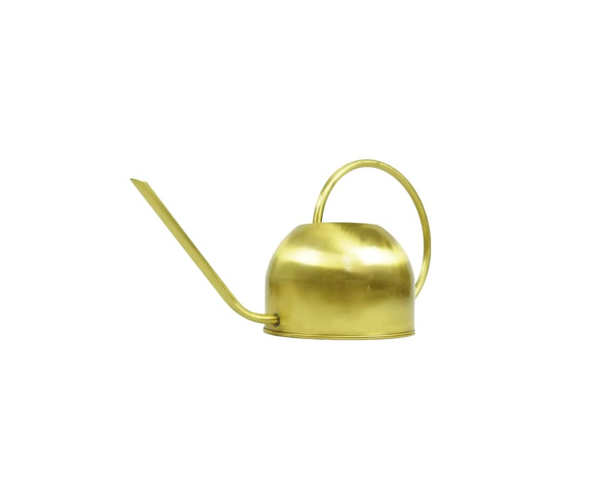 Watering Can, golden brass, Poland, 1970s