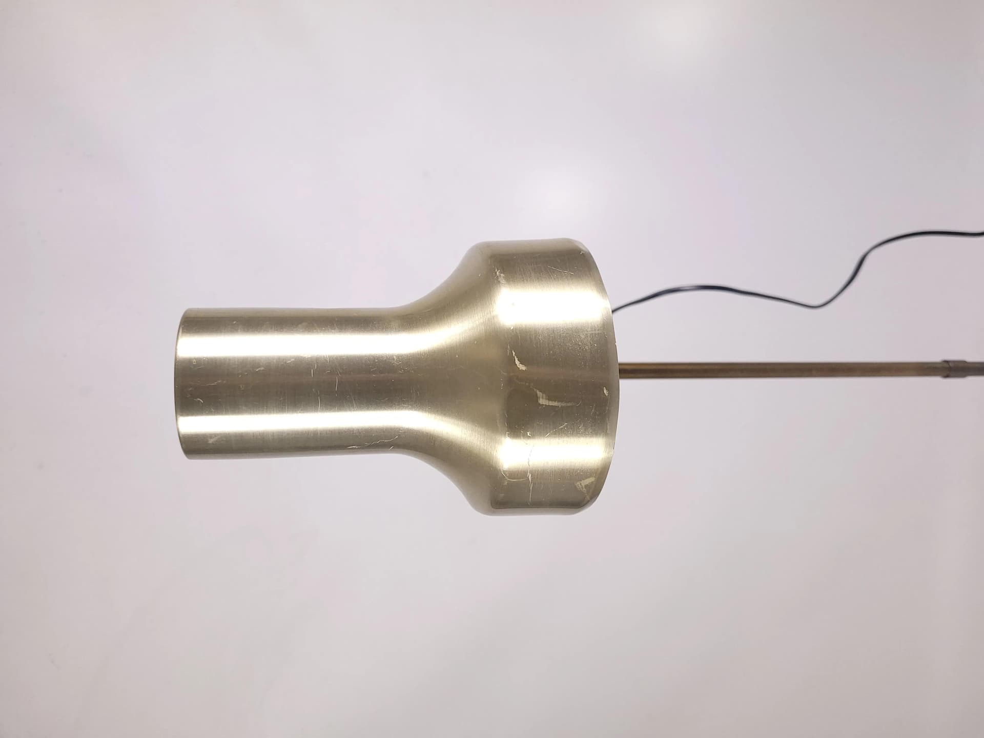 Floor lamp, satin brass, metal, Sweden, 1970s. - 84269