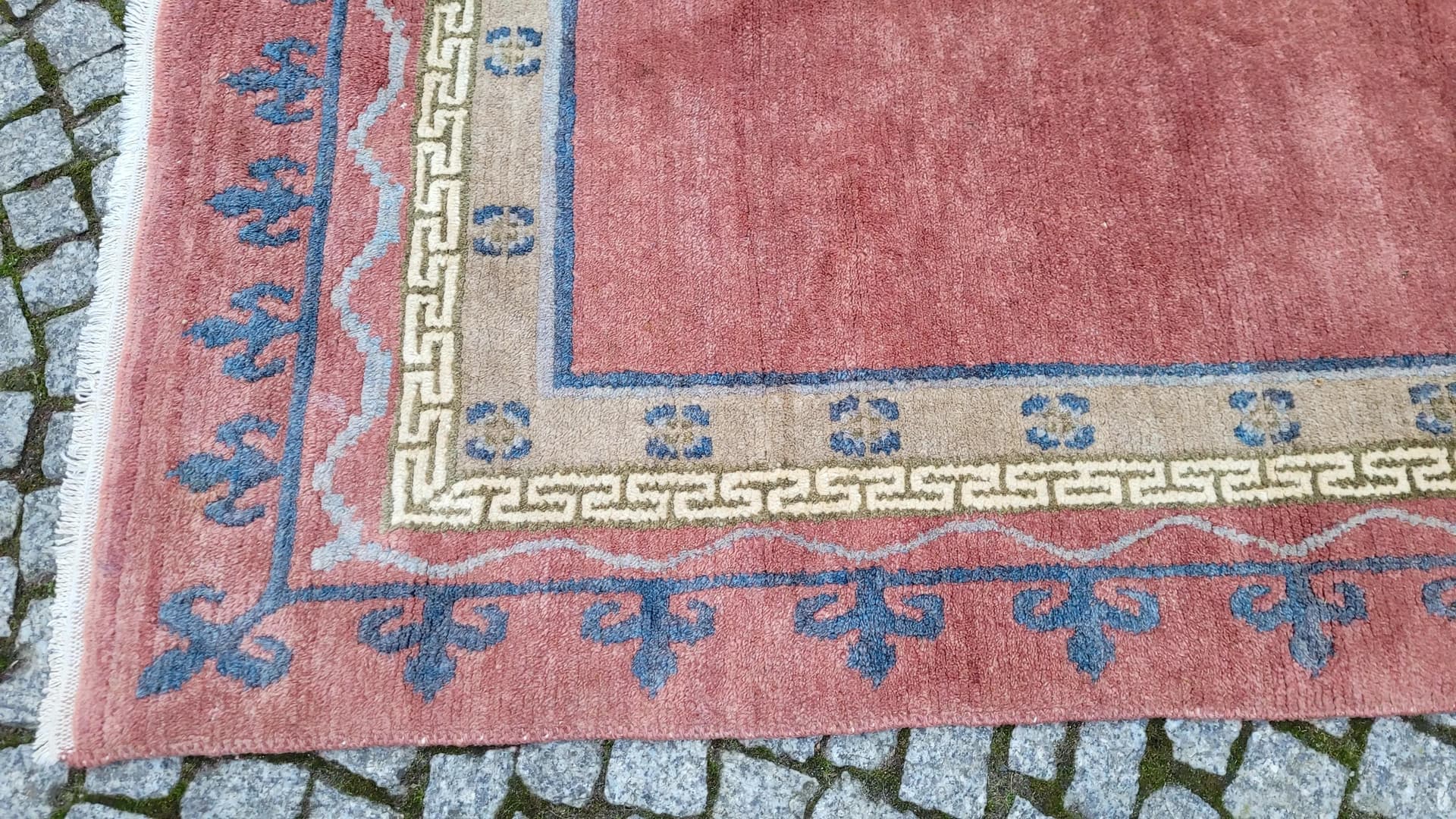 Dywan nepalsko-tybetański 95x175 cm, brązowy, wełna, Nepal - 87420