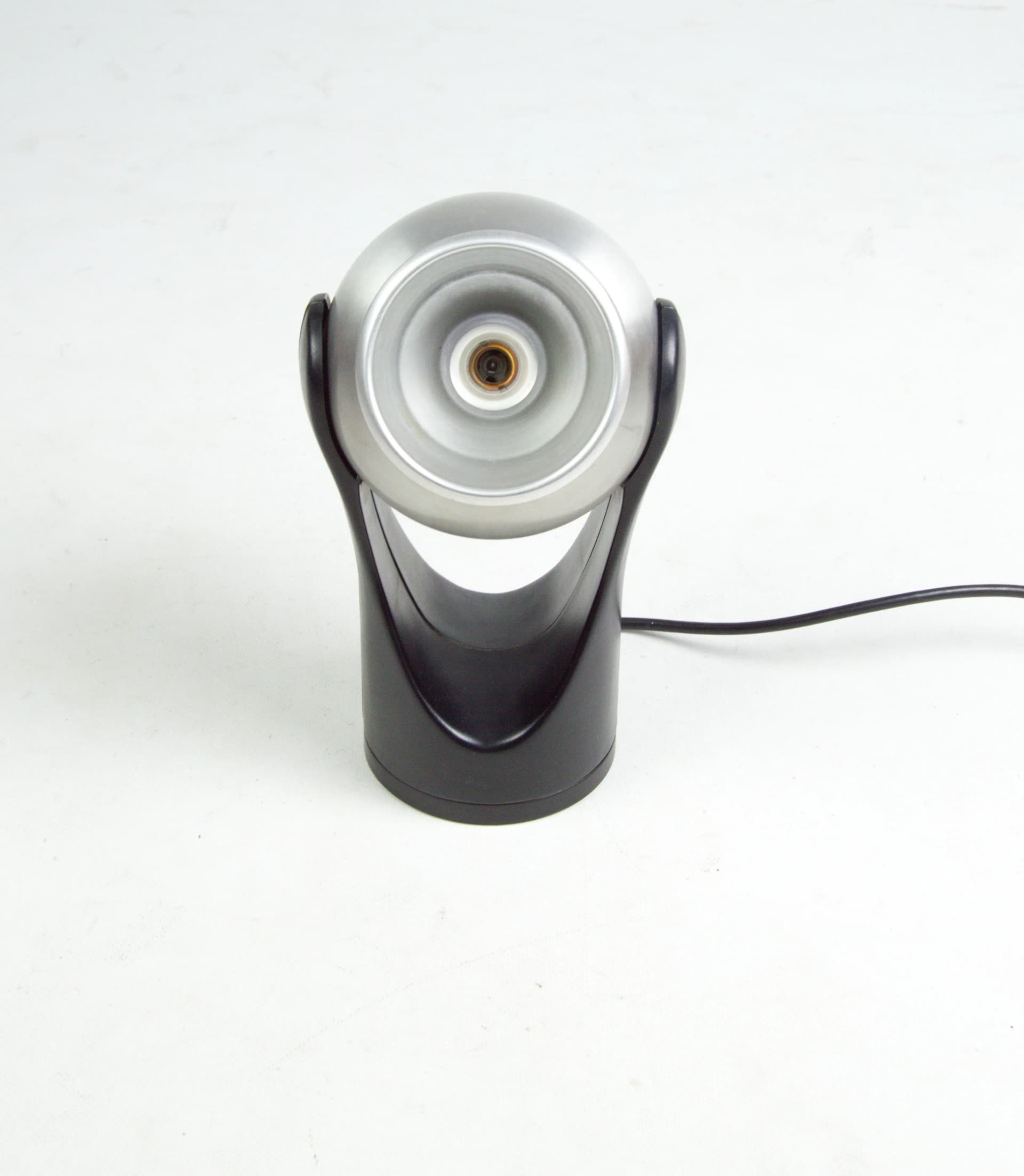 Lampka biurkowa Space Age, srebrny, aluminium, Polska, lata 70. - 84069