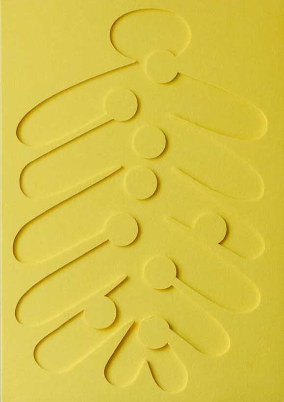Relief Kwiat Paproci 59x84 cm, LUDISM