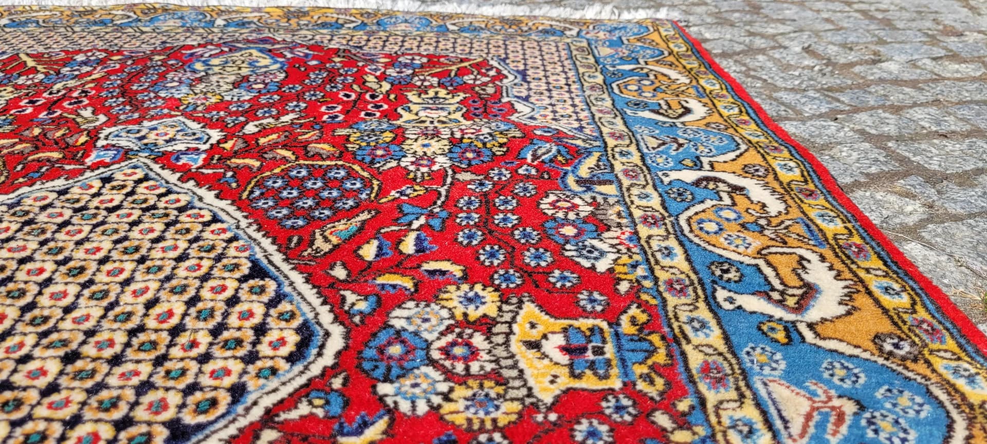 Rug Ghom, 105x170 cm, multicolor wool, Iran - 87364