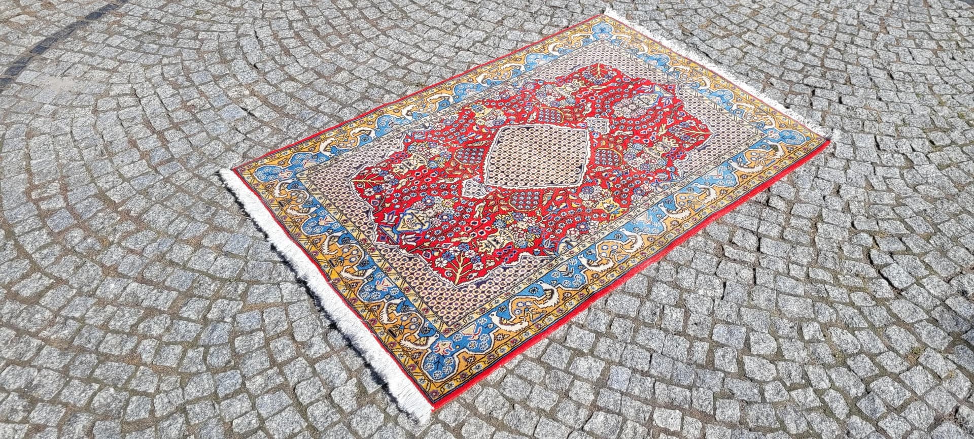 Rug Ghom, 105x170 cm, multicolor wool, Iran - 87368