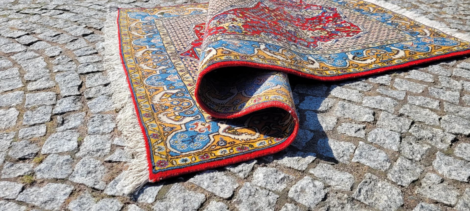 Rug Ghom, 105x170 cm, multicolor wool, Iran - 87365