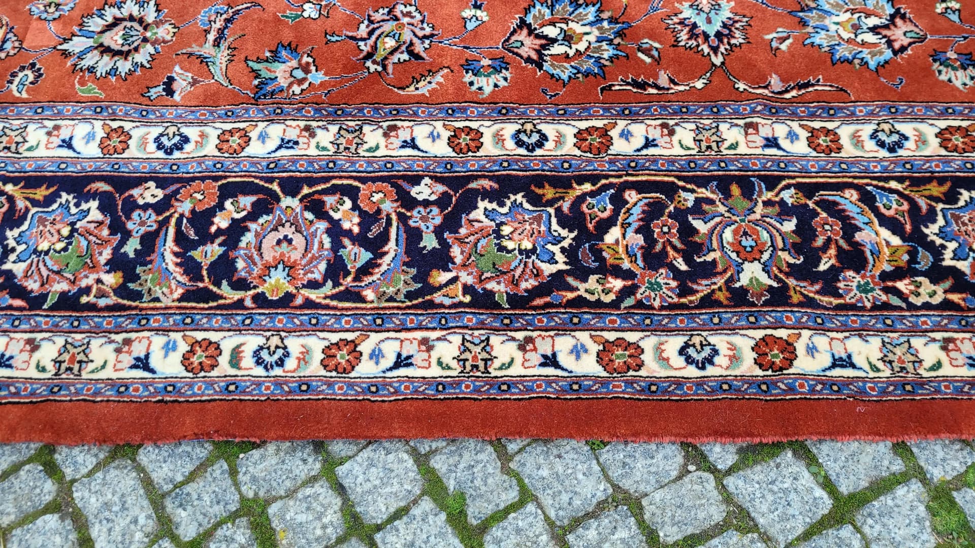 Dywan Meshed, czerwony, wełna, Iran, lata 80. - 87313