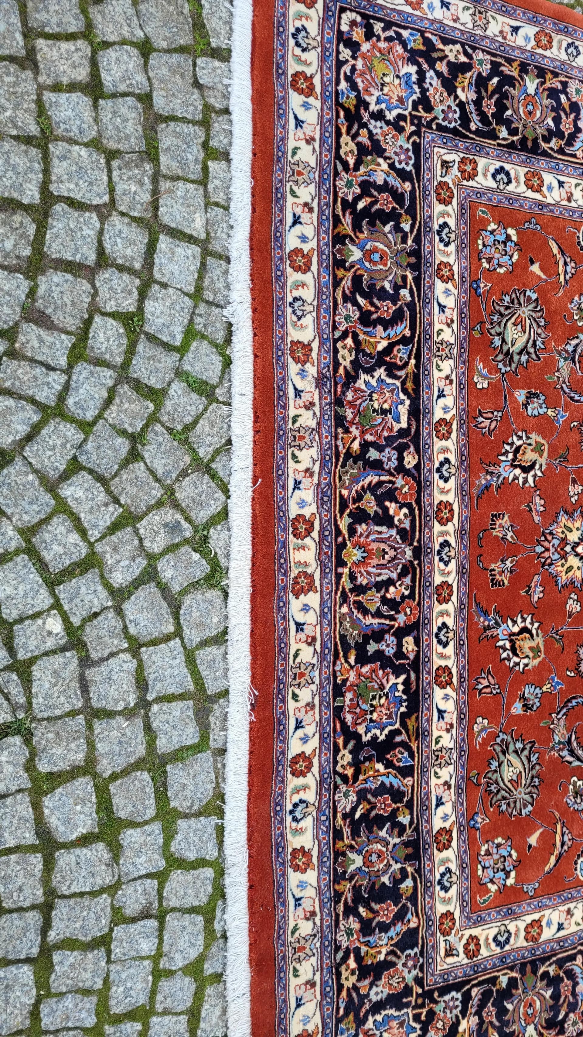 Dywan Meshed, czerwony, wełna, Iran, lata 80. - 87311