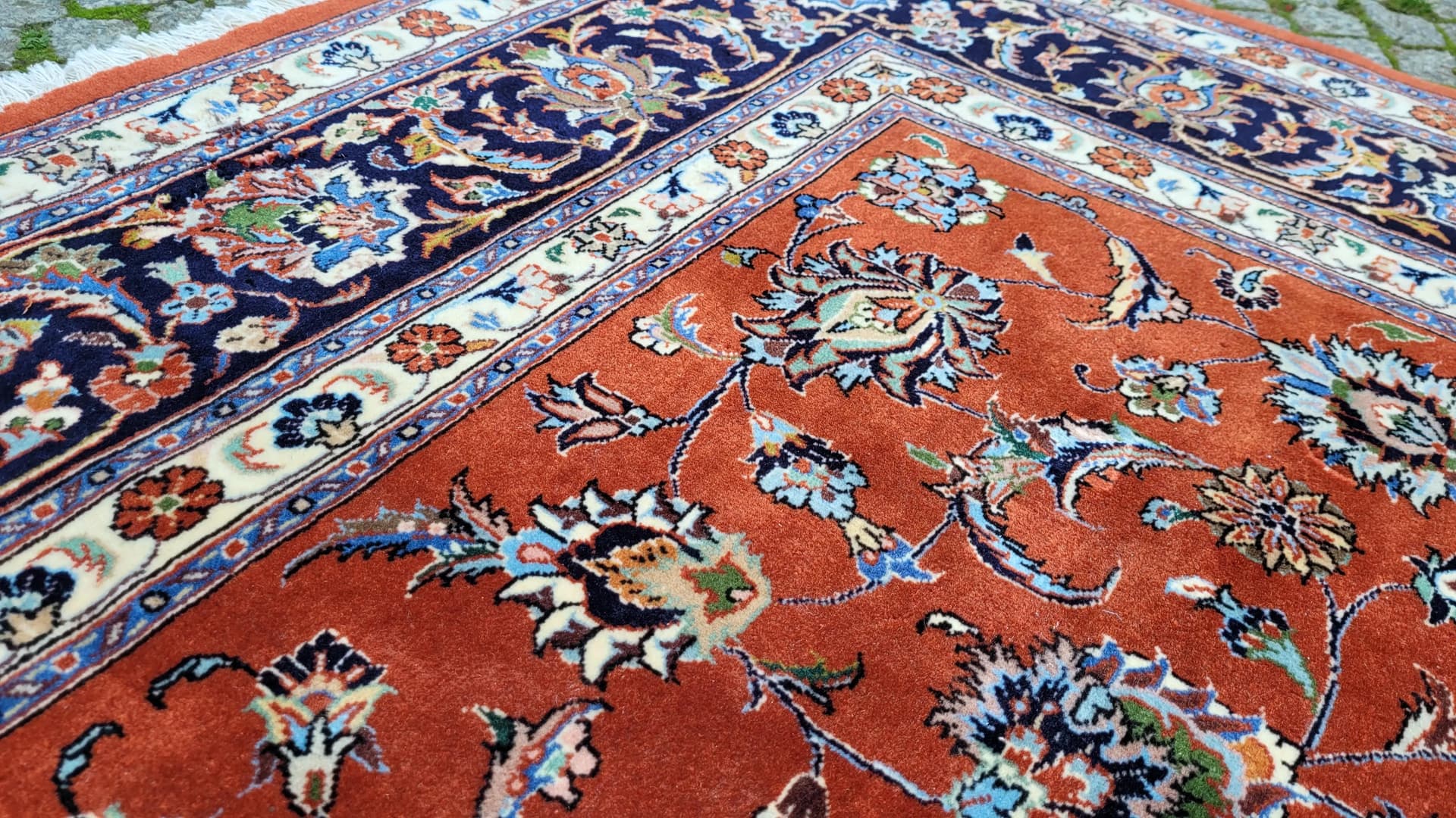 Dywan Meshed, czerwony, wełna, Iran, lata 80. - 87305