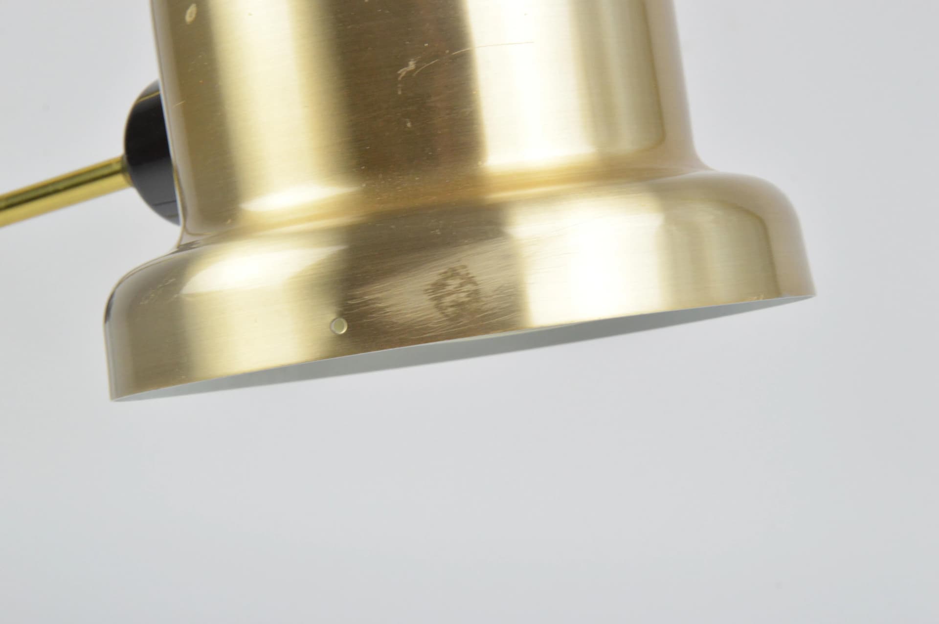 Lampka biurkowa Elidus 7505, mosiądz złoty, Szwecja, lata 70. - 83935