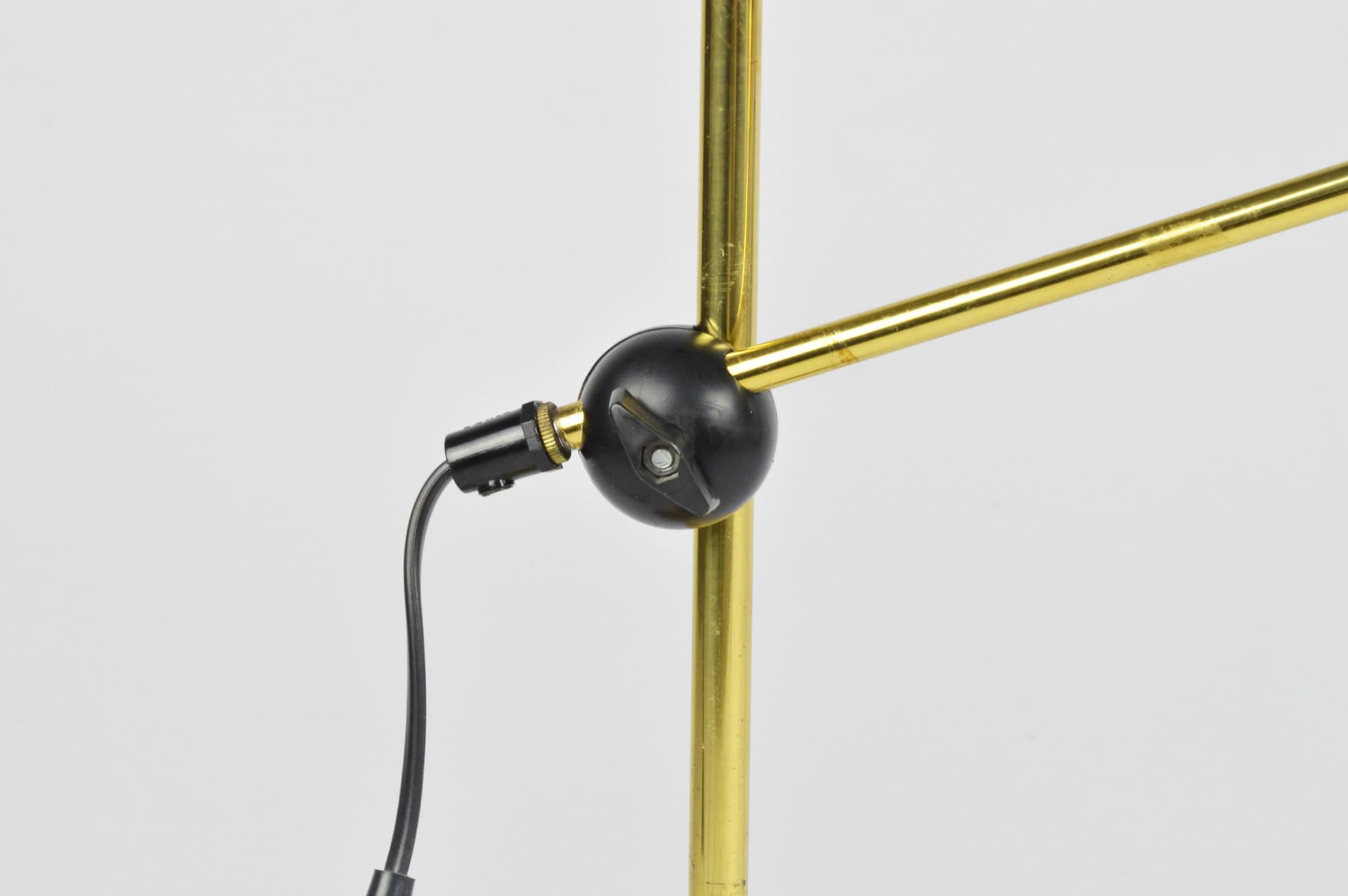 Lampka biurkowa Elidus 7505, mosiądz złoty, Szwecja, lata 70. - 83930