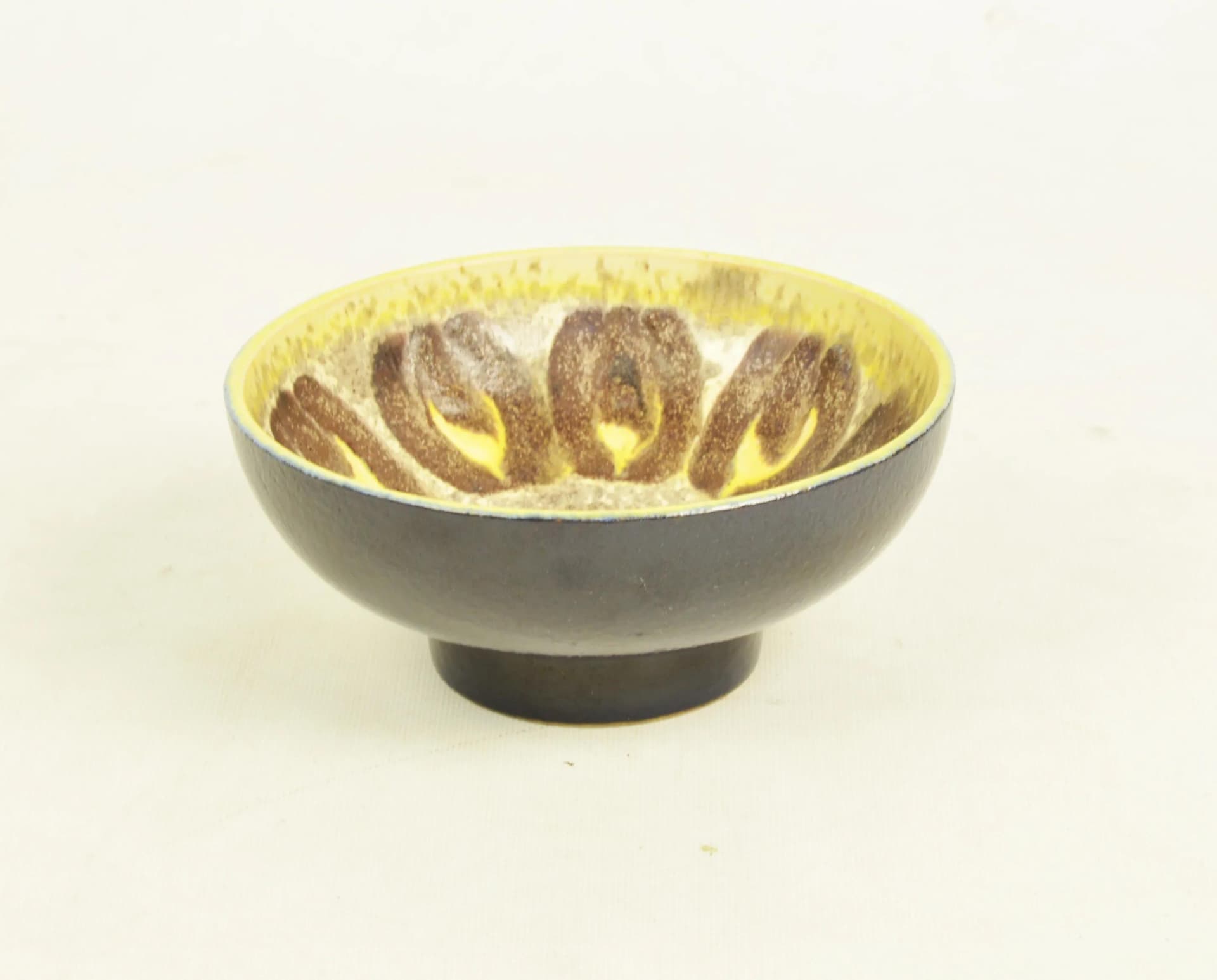 Decorative bowl, multicolor ceramics, Poland, 1970s - 83901