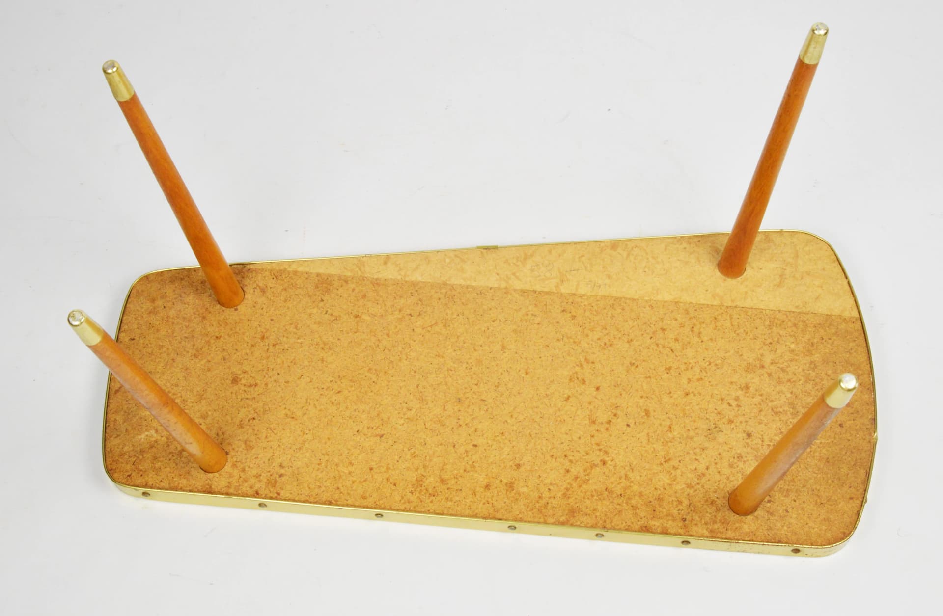 Plant Stand, multicolor mosaic, wood, ceramics, metal, Poland, 1970s. - 83895