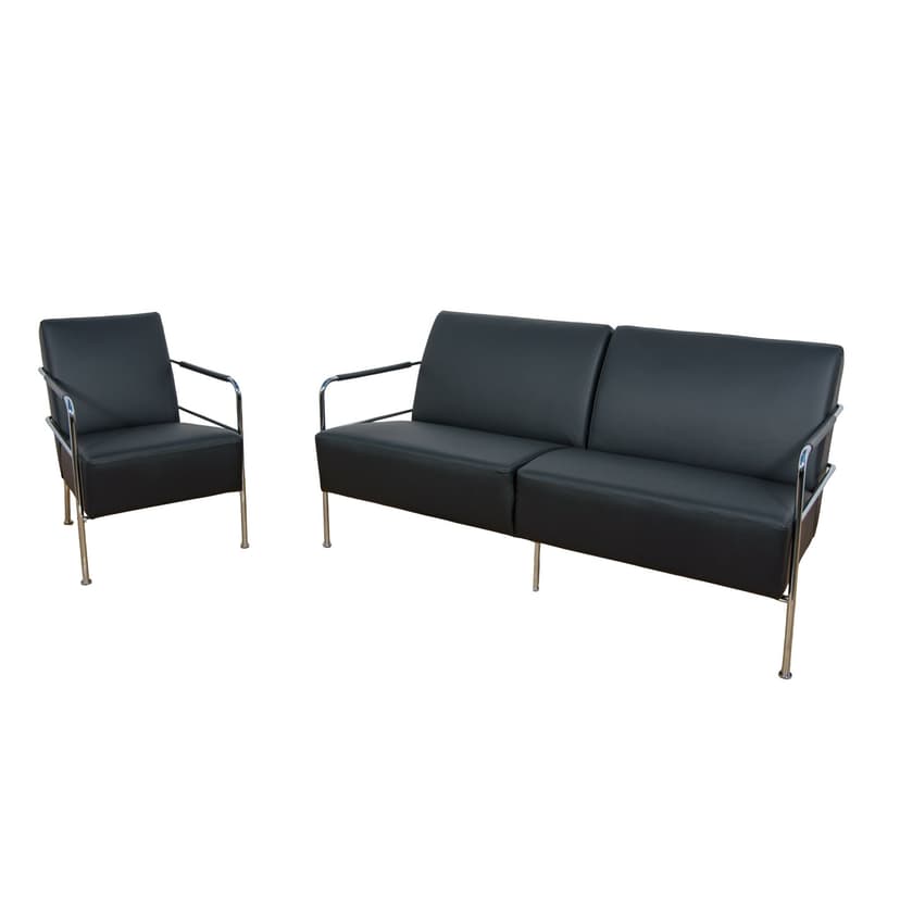 Komplet Sofa i Fotel Cinema, proj. Gunilla Allard, Lammhults, Szwecja, lata 90.