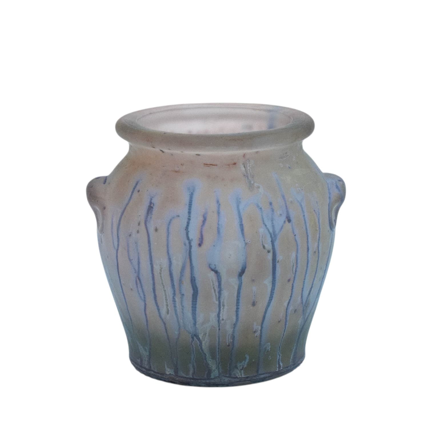 Wazon z akwarelowymi zdobieniami