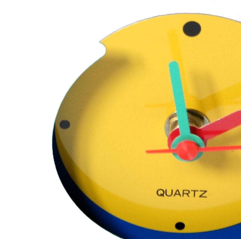 Kolorowy zegar stołowy, styl Memphis, Tajwan, lata 80. - 6896