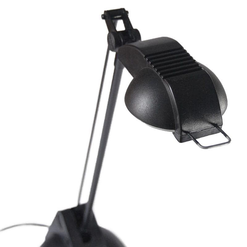 Czarna postmodernistyczna lampa biurkowa, Niemcy, lata 80. - 6882