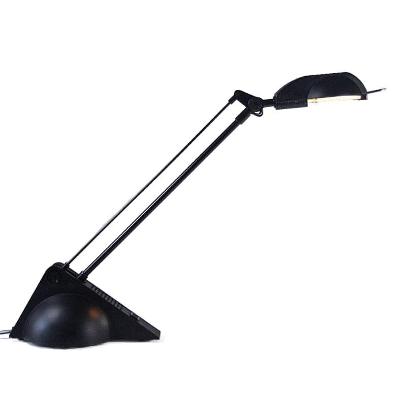 Czarna postmodernistyczna lampa biurkowa, Niemcy, lata 80. - 6885