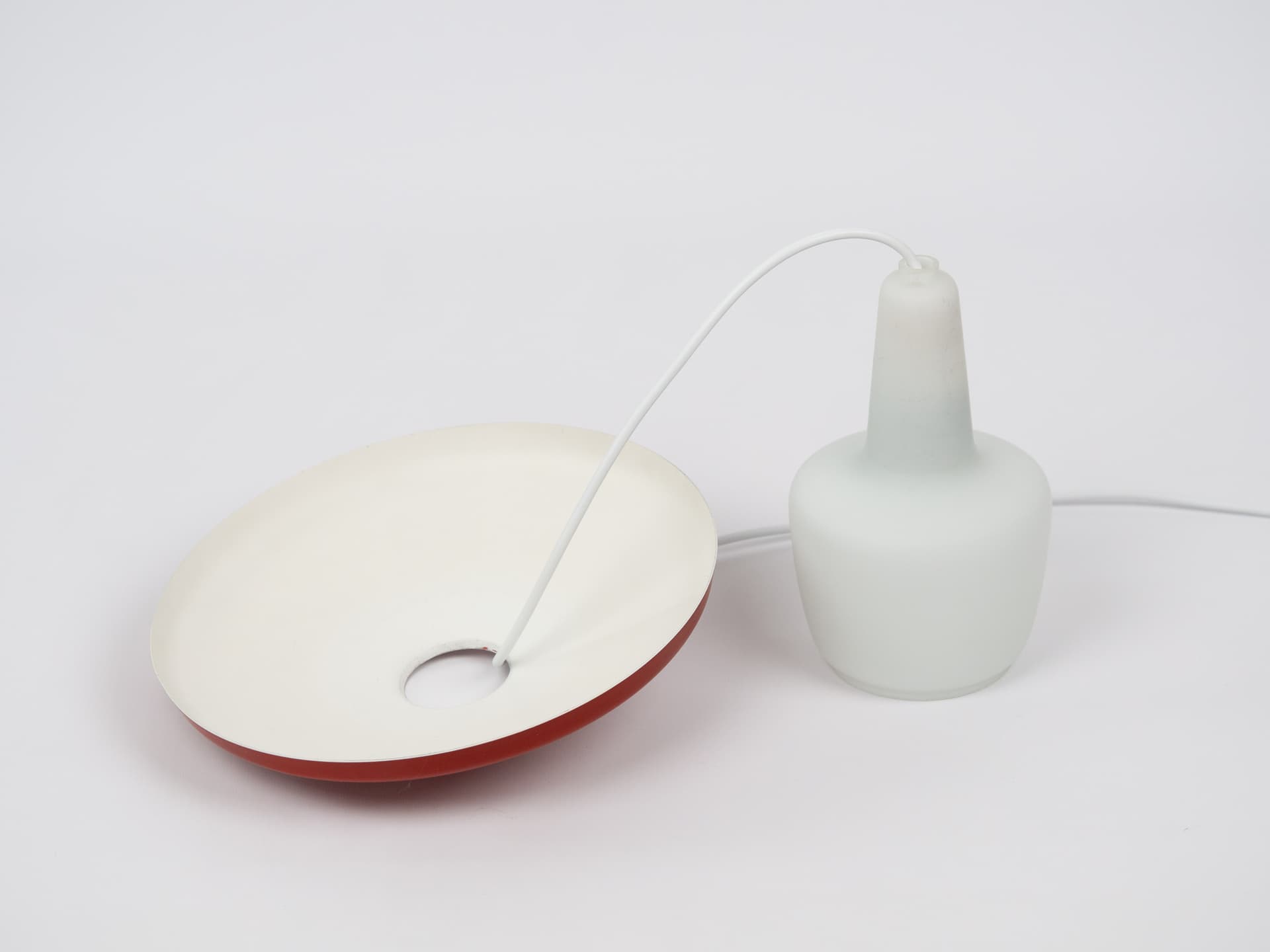 Copper Aluminum Pendant Lamp, by B. Nordsted for Lyskaer, Denmark, 1980s - 90480